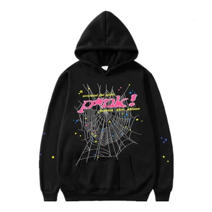 Spinnen-Buchstaben-Prints Hoodies